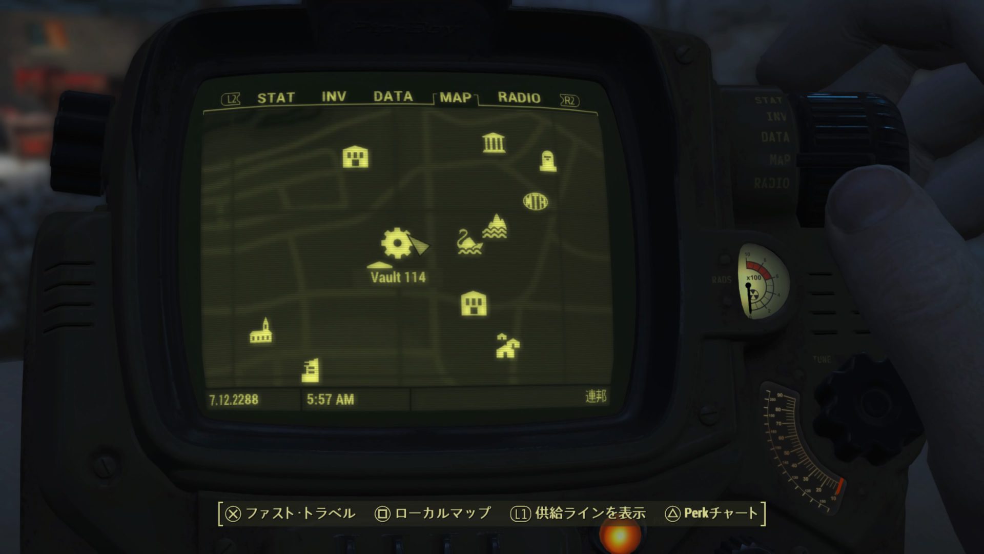 Vault 114の場所